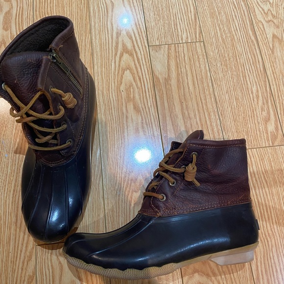 Sperry Saltwater Waterproof Lined Duck Boots - Picture 3 of 6